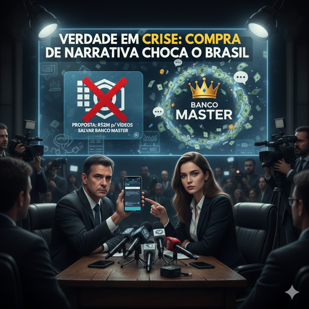 A Verdade em Crise: A Denúncia de Compra de Narrativa que Expõe a Fragilidade da Justiça e da Moralidade no Brasil