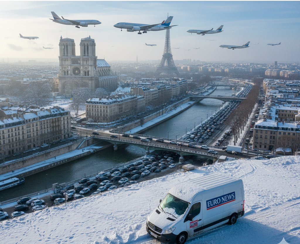 Europa Paralisada: Neve Histórica Causa Caos, Mortes e o "Inverno Mais Rigoroso da Década"