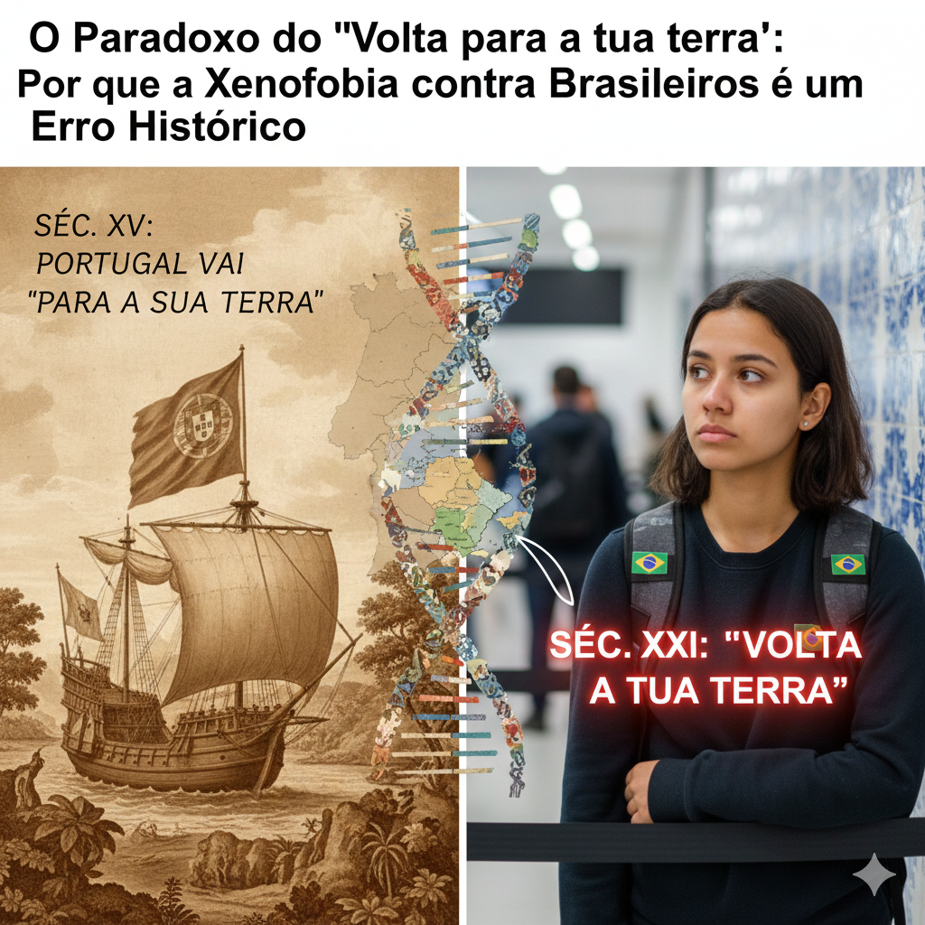 O Paradoxo do "Volta para a tua terra": Por que a Xenofobia contra Brasileiros é um Erro Histórico