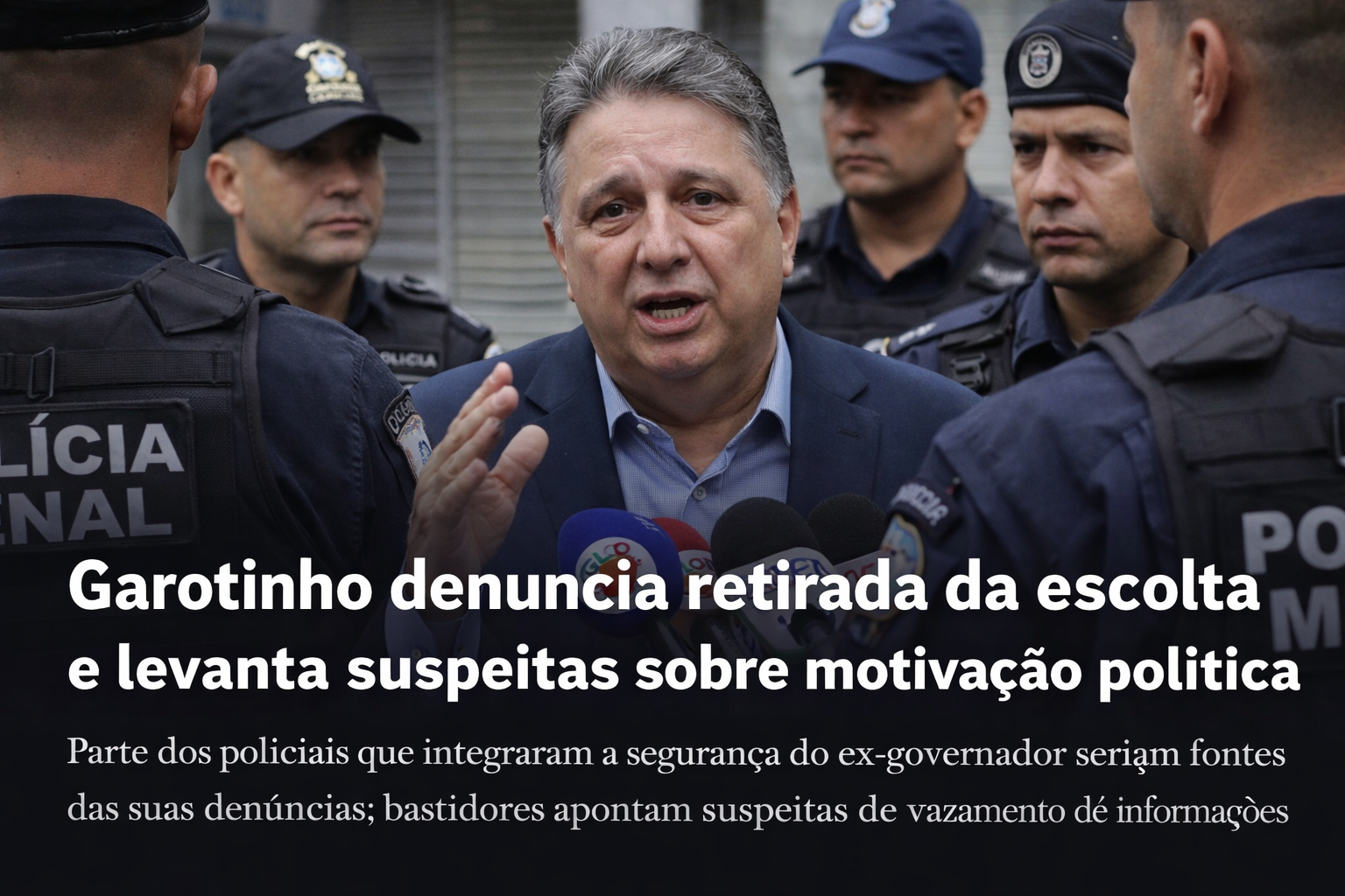 SEGURANÇA “NÃO ERA PROTOCOLO”, DIZ EX-GOVERNADOR