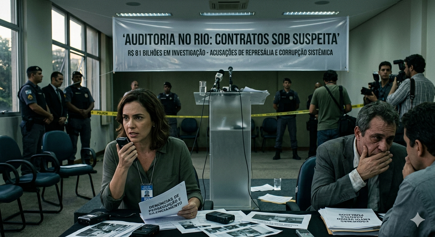 Auditoria bilionária no RJ reacende denúncias de perseguição, silêncio e suspeitas de corrupção sistêmica