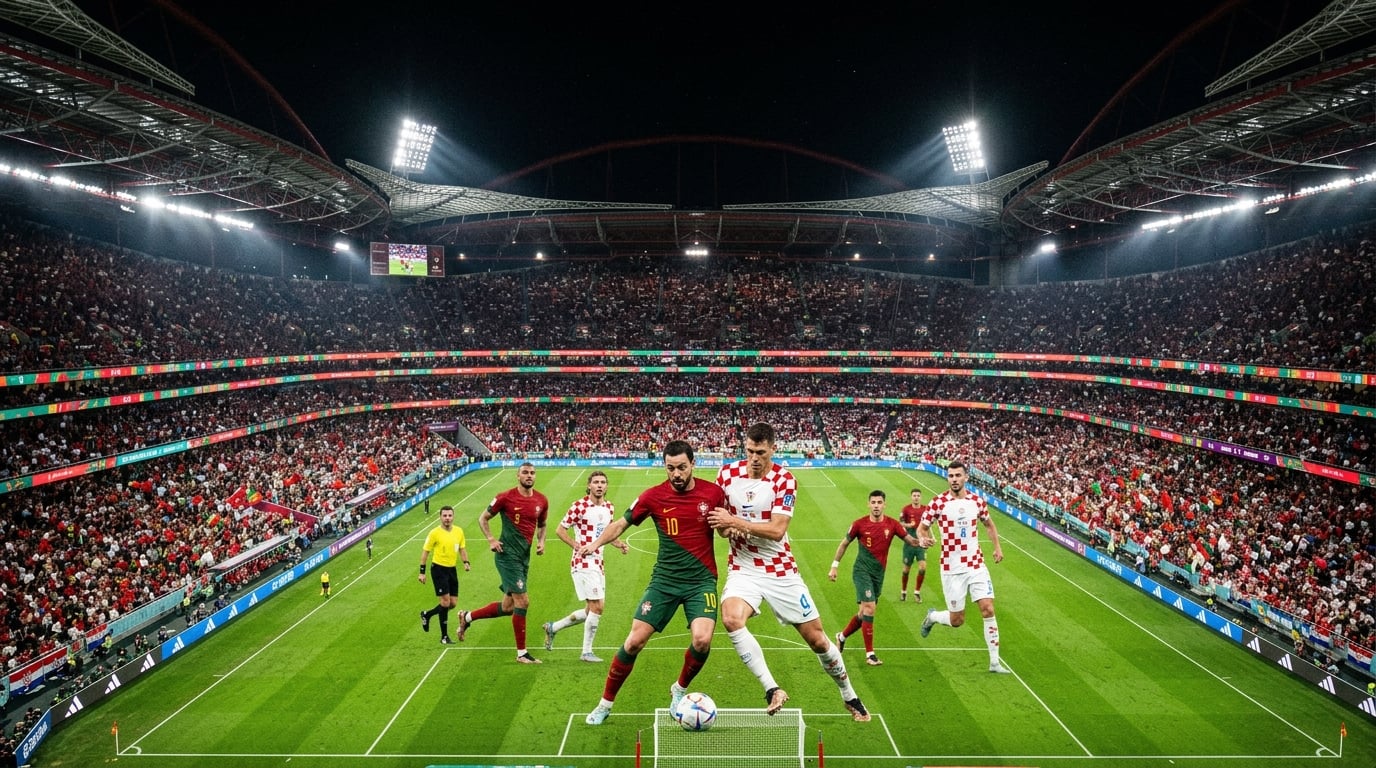 Portugal e Croácia defrontam-se nos oitavos de final do Mundial 2026 em Toronto